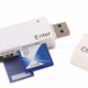 USB Keyboard Key Card Reader Has Enter and Ctrl But No W, T or F
